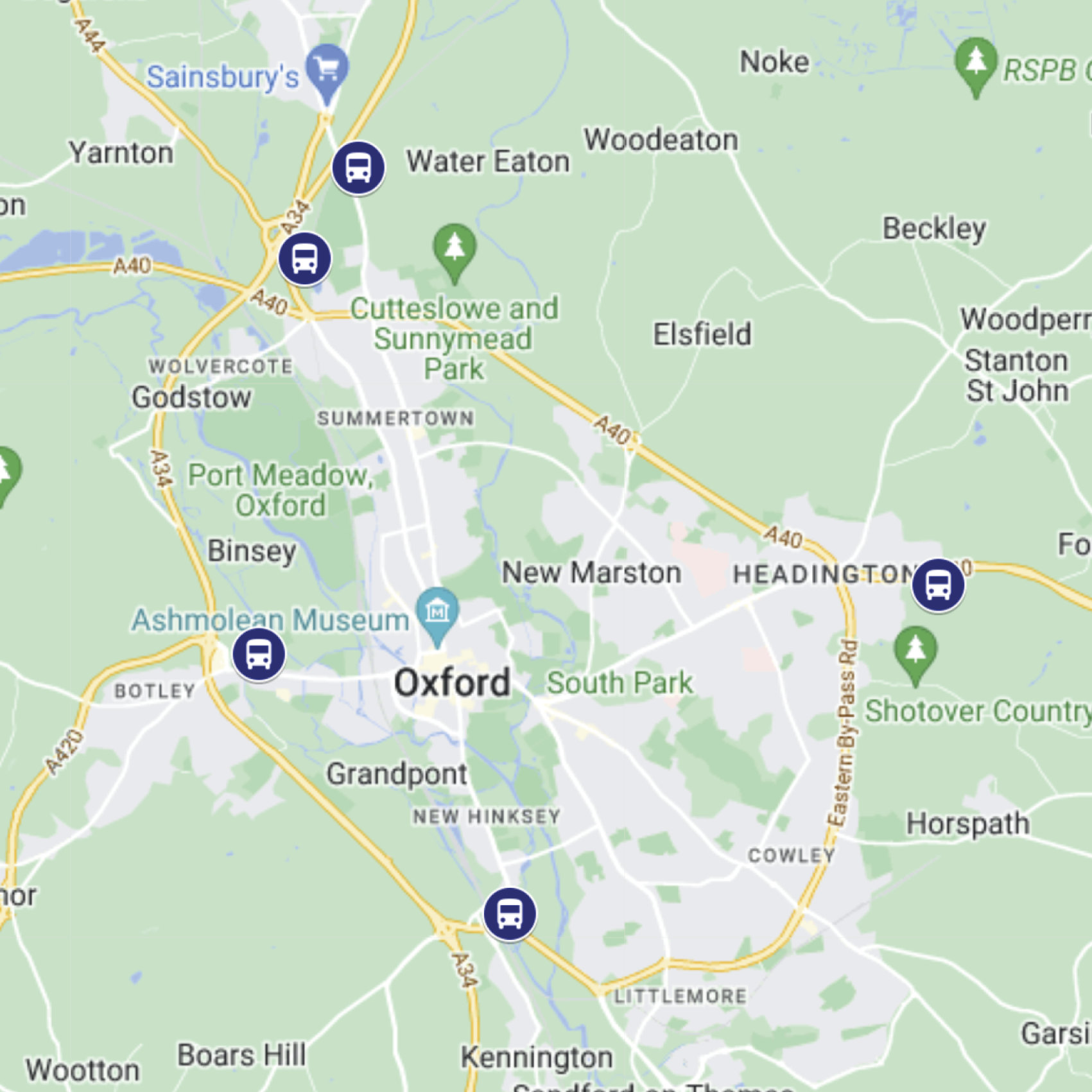 Oxford ParkRide Website Assets Oct2022 Map 
