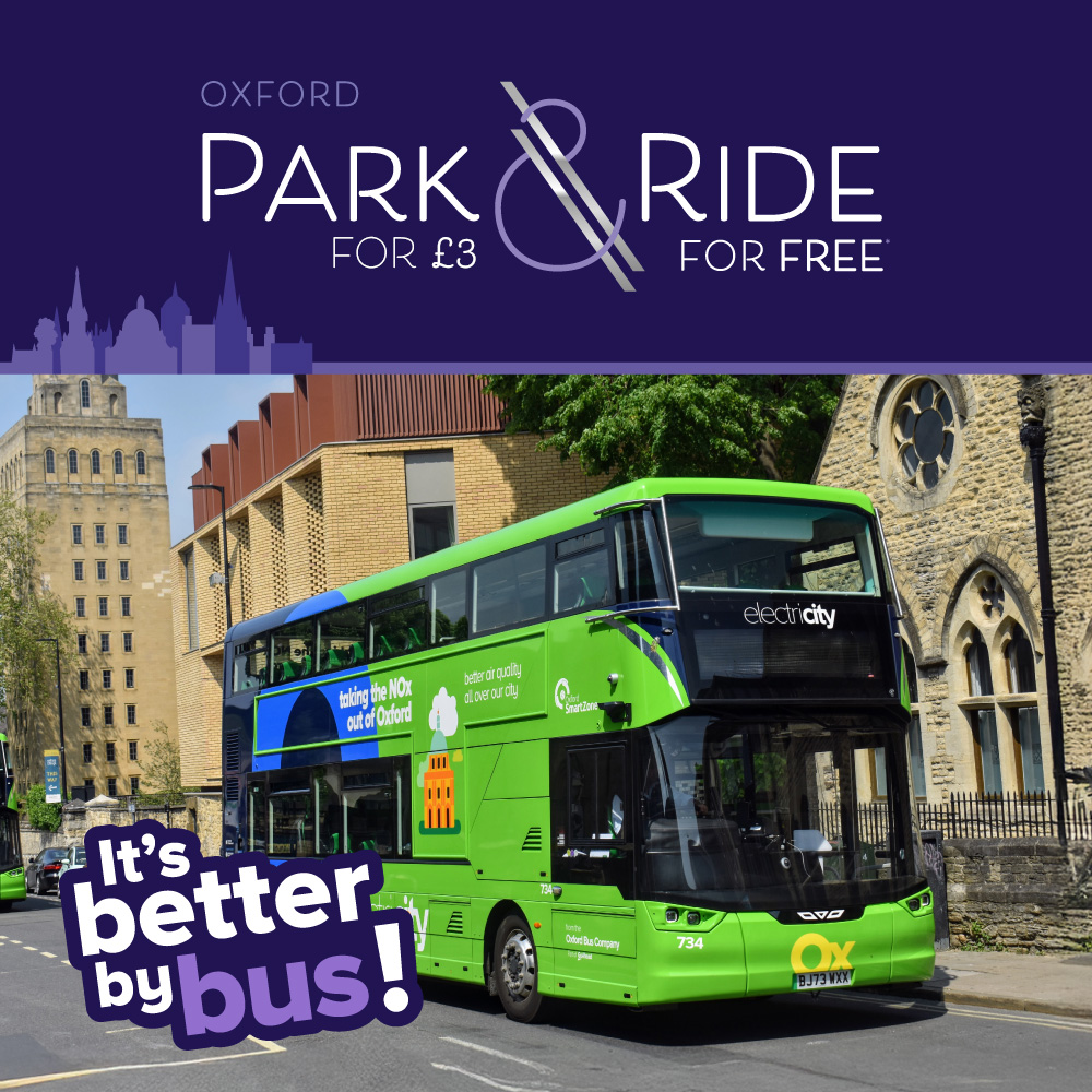 Oxford Park&Ride
It's Better By Bus